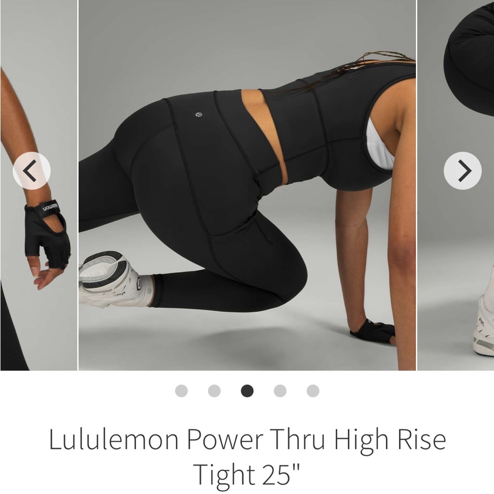 NWOT lululemon Power Thru High Rise tight size 4
